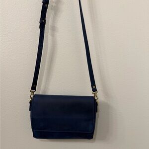 Portland Leather deep water large Metro crossbody bag